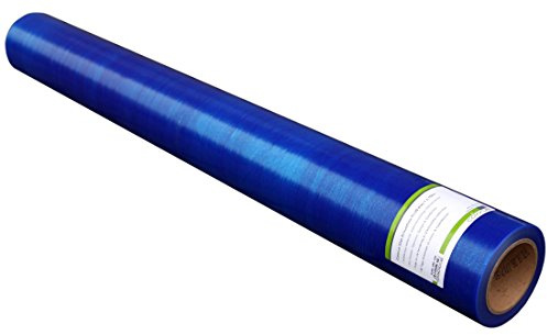 Colorus Glasschutzfolie 1 m × 100 m blau | Profi Selbstklebende Fensterschutzfolie 50 my mit Acrylat-Kleber | 100 m² Schutzfolie für Glas, Fliesen und Spiegel | 90 Tage rückstandsfrei entfernbar