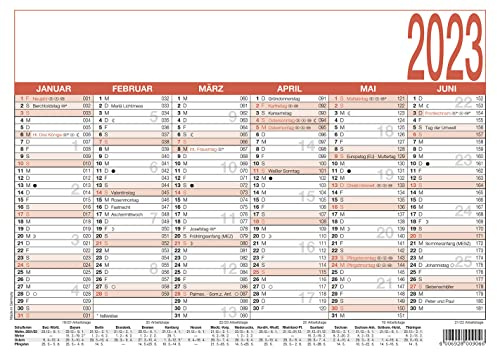 Arbeitstagekalender (Nr.904-0000) 2016