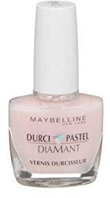 Maybelline New York - Vernis à Ongles Durcisseur - Base de Vernis - Soin des Ongles Durcissant - Durci Pastel Diamant - 10 ml