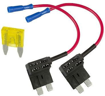 2 x Add A Circuit Piggy Back Fuse Tap Standard Blade Fuse Holder ATO 12V (Pack of 2)