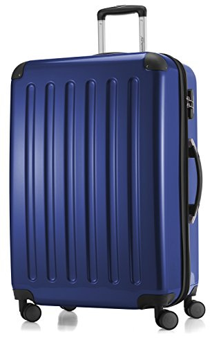 Hauptstadtkoffer Alex - Erweiterbarer Hartschalenkoffer 75 cm (119 L) mit Zahlenschloss – robuster Trolley-Reisekoffer mit 4 Doppelrollen, Dunkelblau | ABS/PC-Hartschale · Zahlenschloss · Erweiterbar · 4 Rollen · Austauschbare Ersatzteile · Aufgabegepäck · Urlaub · 2-3 Wochen
