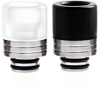 Drip Tip 510 Embout buccal avec tamis filtrant en acrylique (blanc)
