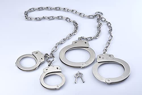 V-3050 Doppelschloss Hand- und Fußschelle/Double Lock Chain and Leg Model