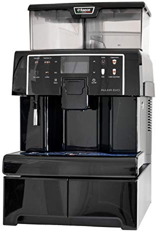 Saeco Aulika EVO TOP HSC Ri Festwasser Kaffeevollautomat Gewerbegerät (Schwarz/Blau)