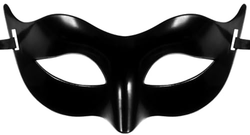 Toddmomy Venezianische Maske Paar für Damen und Herren - Klassische Halbe Gesichtsmaske mit Vintage Retro Design, für Maskenball Masquerade Cosplay, Halloween Karneval Motto Party Kostüm Zubehör, Sch