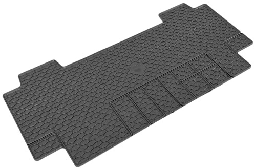 WALSER DirtGuard Gummi Fussmatten Auto für FIAT Ulysse 1994-2002, Citroen Spacetourer/Peugeot Traveller/Toyota Proace 2016-Heute, Opel Zafira Life 2019-Heute, FIAT Ulysse Bus 2022-Heute