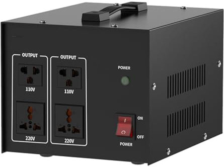 Convertidor de voltaje de 2000W Conversión mutua de 220V/110V, los transformadores elevadores y reductores son livianos y adecuados para viajes,3000VA