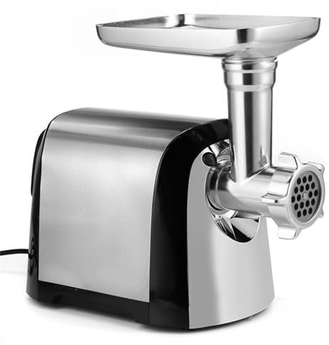 Topyond Meat Grinder Electric, 3200W High Power Stainless Steel Mincer Machine, Sausage Maker with 2 Blades & 4 Plates, Food Grinder for Home Kitchen Use, Electric Meat Grinder Mincer