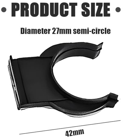 MEXRUMI 20 clip per battiscopa da cucina, divano, tavolo, letto (27 mm)