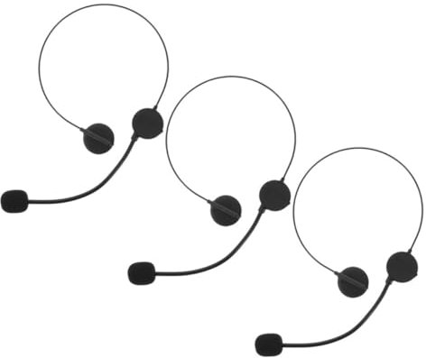 JOINPAYA Accessori Per Costumi Da Star - Cuffie Finte Microfoni Giocattolo Per Eventi Di Gioco Di Ruolo