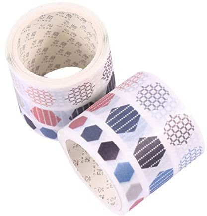 HAPINARY Scrapbooking Essentials 2er-pack Washi-tape-spulen Planer-aufkleber Journalpapiere