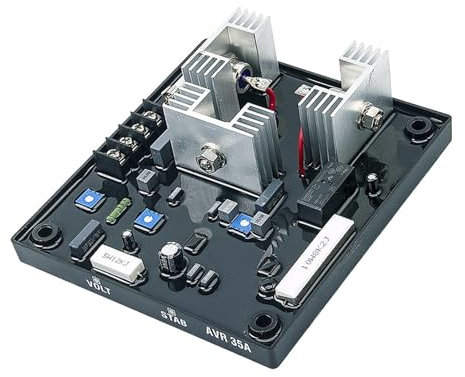 1 unidad 35A AVR-35A Pow50A 30A AVR Generador Regulador de voltaje automático Estabilizador for alternador sin escobillas Repuestos 50/60HZ(35A)