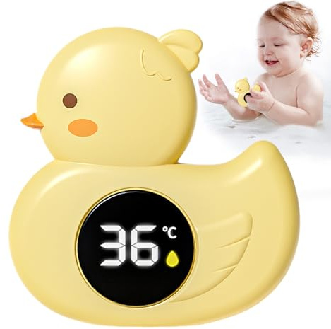 Baby Bade Thermometer - Badespielzeug - Badewannenthermometer Für Kinder Zuhause, Schwimmendes Badezimmerspielzeug In -Enten-Form