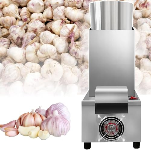 Sbucciatore elettrico per aglio, in acciaio inox, automatico, per ristoranti, barbecue, mense, alberghi