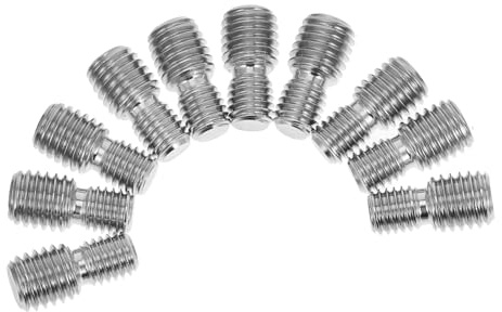 Cabilock 10piezas Tornillos Adaptadores De Acero Inoxidable Resistentes Al Desgaste Reductores De Rosca Para Muebles y Proyectos Diy Instalación Rápida y Duradera