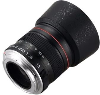 Compatible con Canon EOS 600D, 550D, 700D, 1300D, 6D y 7D. Objetivo EF 85 mm f/1.8 de fotograma Completo con Enfoque Manual for Retratos.(F)