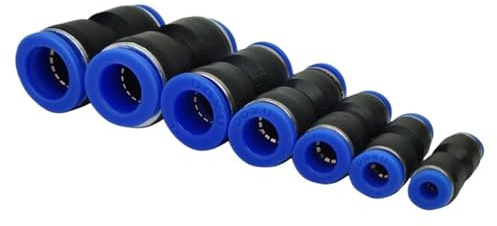 1 x PU-Schlauchkupplungen 4 bis 12 mm (4 mm Schlauch)