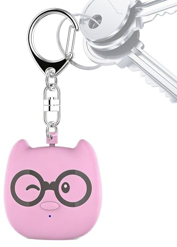 Alarma de Seguridad Personal,130DB Recargable Portátil de Doble Modo - Alarma para Autodefensa de Mujeres,Dispositivo de Protección Personal en Llavero para Mujeres, Hombres, Niños, Mayores y