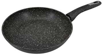Today Home,Padella Antiaderente Effetto Pietra, Lady Stone, 22cm, Rivestimento Antiaderente PFOA Free,Adatta a Tutti i Piani e Induzione,Manico Ergonomico,Fondo Full Induction,Colore Grigio Granito