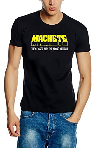 Coole-Fun-T-Shirts T-Shirt MACHETE, schwarz, L, 10671_schwarz_GR.L