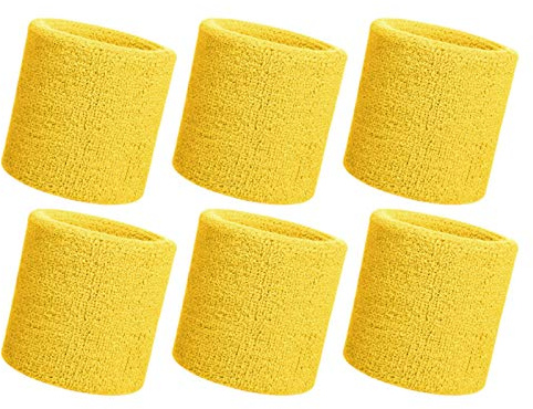 HANERDUN Schweißband Handgelenk schweissband Absorbierende Schweißbänder | Schweißband Handgelenk, Schweissband, Schweißbänder Arm, Frottee Wristband, Herren Damen, Sport Laufen Fahrrad Joggen Tennis