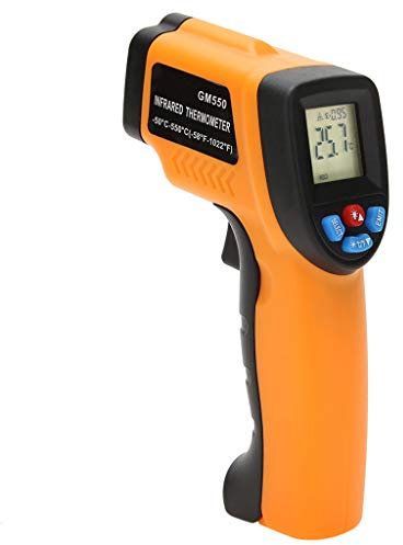 Thermomètre numérique infrarouge - 50 ~ 550 ℃ - Pyromètre GM550 - Pistolet de température industriel