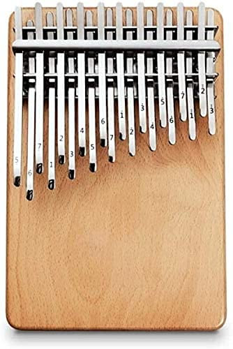 KISOARTWQ Kalimba Instrument daumenklavier Marimba Keys Portable kalimbas musikinstrumente Klavierinstrument Geeignet für Musikliebhaber Anfänger für Kinder Erwachsene Daumenklavier Tragbares Holz