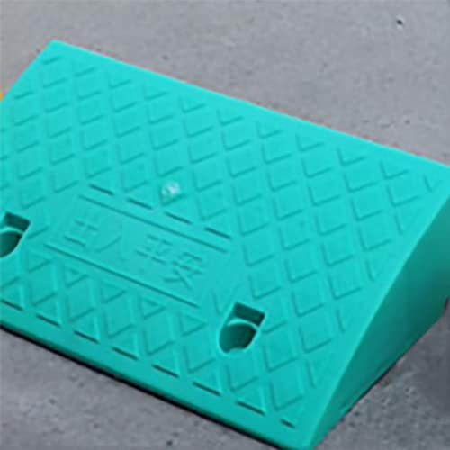 PEAMAN Rampes pour fauteuils roulants, Tapis de Marche en Plastique Rampe de Marche de Porte Portable Anti-dérapant rampes de Coin de Trottoir légères Tapis de seuil (Color : A, Size : 49.5x33x17cm)