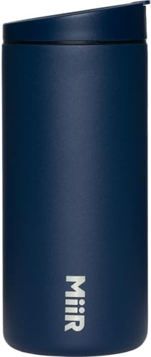 MiiR, Flip Traveler, Double-Wall Vacuum Insulated with Leakproof Lid, BPA-Free Stainless Steel Construction, Tidal Blue, 12 Fluid Ounces
