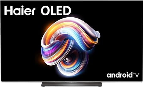 Haier OLED H65S9UG Pro - 65', Smart TV, 120 Hz, HDR 10, Dolby Atmos y Dolby Vision, Android TV, Premium Remote Control, Google Assistant, Bluetooth, Pantalla Antirreflejos, 2022