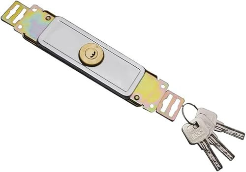 CASOTA Loquet de Porte de Serrure de Porte, Porte roulante en métal de volet Roulant for Le Garage d'entrepôt (Type B) (Size : Type C)