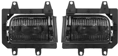 KANGYEBAIHUODIAN 1 Paar Nebelscheinwerfer for die Frontstoßstange, Nebelscheinwerfer mit Leuchtmitteln, passend for BMW E30 318i 318is 325 325i 325e 325es 325is 325iX 1985–1993(Pair For E30 318i)