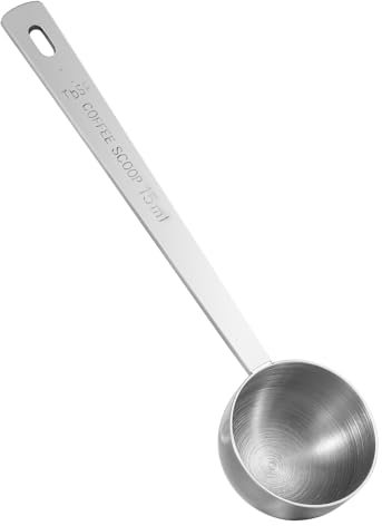 Messlöffel Kaffeelöffel Portionierer Kaffeedosierlöffel Kaffee Kaffeelöffel Edelstahl Edelstahl Kaffeelöffel Mit Langem Griff Wiederverwendbar Runder Kaffeelöffel Für Abmessen(15 ml)
