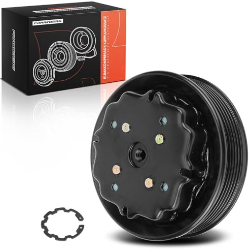 Frankberg 1x Klimakupplung Kompatibel mit 5 Touring Van G31 520 530 X5 F95 G05 xDrive25 xDrive30 xDriveM50 xDrive40i C-Klasse Coupe CL203 C180-C350 Replace# 0002306511 | Kompatibel mit 6 Gran Turismo G32, 7er G11 G12, CLK C208, E-Klasse T-Model S210, S-Klasse W140, G-Klasse W461, SLK R171