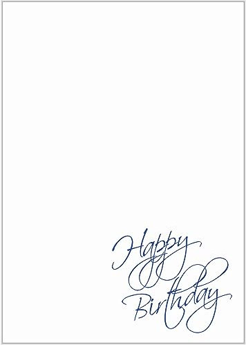 Briefpapier Geburtstag DIN A4 - Papier für Einladungen - 20 Blatt - Motiv Nr. 084 | 160g/m²