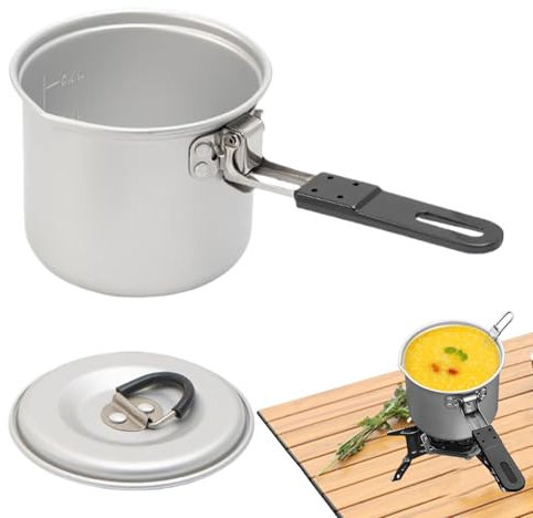 Casserole de camping en plein air D'Aluminium Polyvalent, Bien Conçu