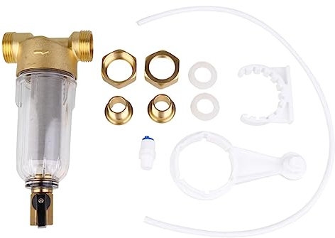 Veemoon Water Descaling Filter for Kitchen and Bathroom to Adapter Prevents Impurities Self-Cleaning System for Household Water Purification