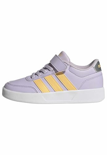 adidas Unisex niños BREAKNET 3.0 Shoes Children, Ice Lavender/Ice Tangerine/Silver Met., 33 EU