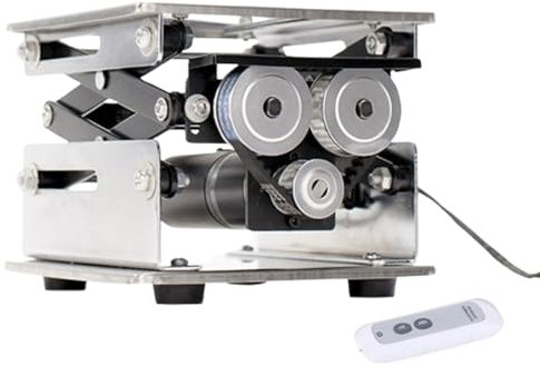 QYLTTDM Elektrische Laborhebebühne, Scherenständer, Hebebühne Aus Edelstahl, Mit Fernbedienung, Reduziert Vibrationen Und Geräusche, Tragfähigkeit 10 Kg, Für Schullabore, Industrie