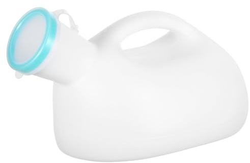 DEARMAMY Bottiglia per Urina Portatile per Uomo Contenitore per Urina di Grande Capacità Orinatoio in Plastica Spesso Riutilizzabile Accessorio Maschile per Uso Quotidiano Ospedale Esterno