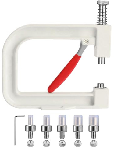 Máquina De Ajuste De Perlas | Prensa Manual Máquina De Perlas Manual,Aplicación Para Remaches Hecho A Mano En Joyería Ropa Decoración Boda Fiesta Y Bolso