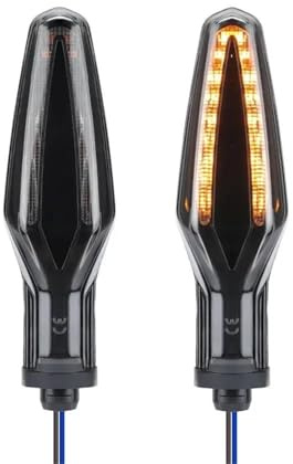 Luz Direccional para Motocicleta para B&MW G310R, G310GS, S1000 XR, S1000 RR, S 1000 R, Intermitentes Delanteros Y Traseros. Indicadores De Motocicleta(2 Piezas)