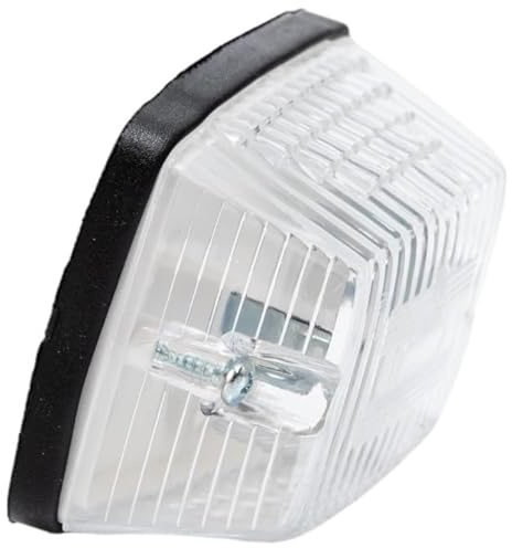 WEBTUCK Positionsleuchte - Begrenzungsleuchte - Anhänger - Wohnwagen - Halogen - 12V / 24V 5W SV8.5 C5W 10x36 - Lichtscheibenfarbe: Weiß, 1 Stück