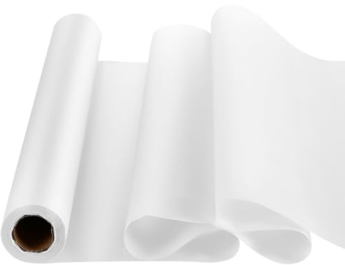 PRETYZOOM Papel de Calco para Artistas y Dibujo A2 Transparente 44 Cm X 23 M Rollo Versátil para Caligrafía y Bocetos Uso Profesional y Creativo
