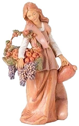 Fontanini by Roman Inc., Bethany The Vineyard Worker, 5 Collection, Nativity Figure and Accessories, Hand Sculpted and Painted (3x2x5)