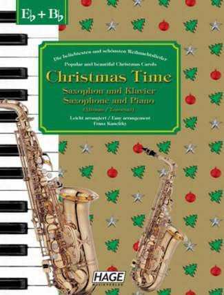 CHRISTMAS TIME - DIE BELIEBTESTEN WEIHNACHTSLIEDER - arrangiert für Saxophon - (AT) - Klavier [Noten / Sheetmusic]