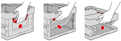 Profi-Faltbox 80 x 60 x 44 inkl. gratis Zollstock * große Auer Klappbox * 80x60x44 cm Transportkiste