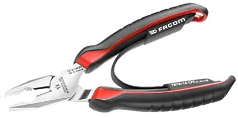 Facom 187A.20CPE Universelle pinces, Rouge/Noir, 200 mm
