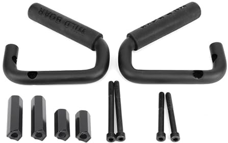 Auto-Haltegriff, Aluminiumlegierung Auto-Front-Haltegriff Zubeh?r Passend für JK 2/4 Tür 2007-2019