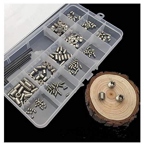 Jeu d'écrou de vis à six pans creux en acier inoxydable 304 E Jeu de rondelles d'écrou à six pans creux tête cylindrique Daquan M28-304 * 345
